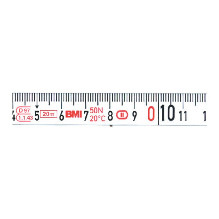 BMI Kapselbandmaß RADIUS Länge 10 m Bandbreite 13 mm ( 4000855610 )