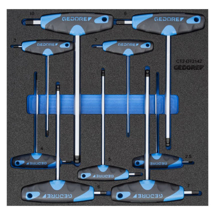 GEDORE Werkzeugmodul 1500 CT2-DT 2142 9-teilig 2/3-Modul ( 4000881241 )