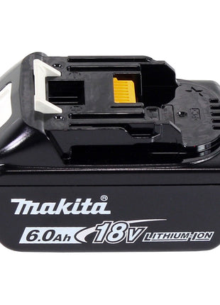 Makita Power Source Kit 18 V mit 2x BL 1860 B Akku 6,0 Ah + DC 18 RD Doppelladegerät ( 199484-8 ) - Toolbrothers