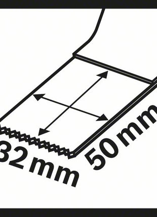 BOSCH Tauchsägeblatt AIZ 32AB Breite 32 mm Eintauchtiefe 50 mm ( 4000908731 )