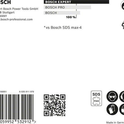 BOSCH Hammerbohrer Expert SDS max-8X Ø 16 mm Arbeits-L.800 mm L.940 mm ( 4000909898 )