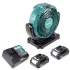 Makita CF 100 DSA 10,8V Akku Ventilator + 2x 2,0Ah Akku + Ladegerät - Toolbrothers