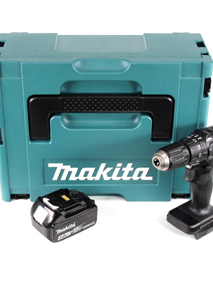 Makita DHP 483 F1JB Akku Schlagbohrschrauber 18 V 40Nm schwarz im Makpac + 1x 3,0Ah Akku - ohne Ladegerät - Toolbrothers