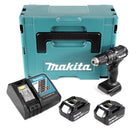 Makita DHP 483 RGJB Akku Schlagbohrschrauber 18 V 40Nm schwarz im Makpac + 2x 6,0Ah Akku + Ladegerät - Toolbrothers