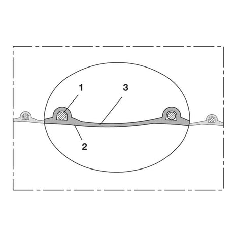 Manguera de aspiración y soplado NORRES PROTAPE® PUR 330 FOOD interior D. 120 mm de diámetro exterior. 128 mm (4501400106)