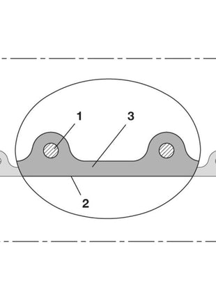 Wąż ssawno-tłoczny NORRES AIRDUC(R) PUR 355 FOOD Wewnętrzna Ø 38 mm Zewnętrzna Ø 48,00 mm ( 4501400141 )