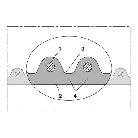 Manguera de aspiración e impulsión NORRES AIRDUC® PUR 356 AS Ø interior 32 mm (4501400200)