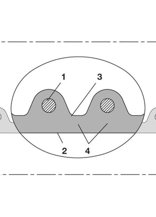 NORRES Tuyau d'aspiration et de convoyage AIRDUC® PUR 356 AS D. intérieur 40 mm ( 4501400202 )