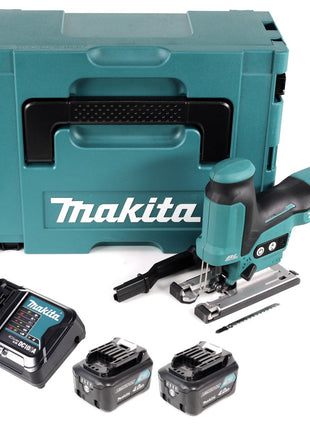 Makita JV 102 DSMJ Akku Pendelhubstichsäge 10,8V im Makpac + 2x 4,0 Ah Akku + Ladegerät - Toolbrothers