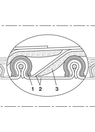 Manguera de aspiración y soplado NORRES TIMBERDUC® PUR 532 AS Ø interior 100-102 mm (4501400235)