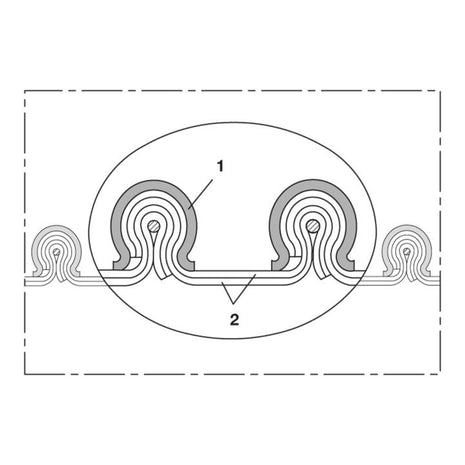 Tuyau d'aspiration NORRES CP HiTex 481 Ø intérieur 120 mm (4501400483)