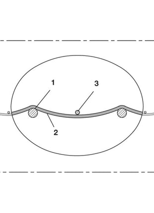 Tuyau d'aspiration et de soufflage NORRES NEO 390 ONE Ø intérieur 57 mm (4501400603)