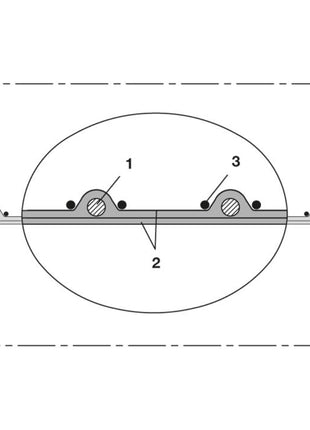 Tubo di aspirazione e soffiaggio NORRES NEO 390 TWO Ø interno 57 mm ( 4501400623 )