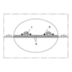 Wąż ssący i dmuchawy NORRES NEO 390 TWO Ø wewnętrzna 57 mm ( 4501400623 )