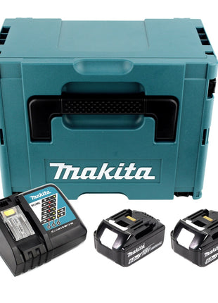 Makita Power Source Kit Li 18V mit 2x BL1860B Akku 6,0Ah + DC18RC Ladegerät ( 199480-6 ) + Makpac - Toolbrothers