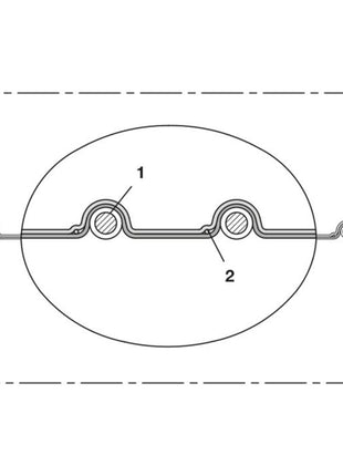 NORRES Absaug- und Gebläseschlauch SuperFlex PVC 372 Innen-Ø 89-90 mm ( 4501400795 )