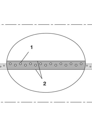 Manguera de presión NORRES NORFLEX® PUR 441 FOOD Ø interior 4 mm Ø exterior 25,00 mm (4501401862)