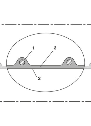 NORRES Tuyau d'aspiration et de transport AIRDUC(R) PUR 351 FOOD Ø intérieur 32 mm Ø extérieur 40,00 mm ( 4501402278 )