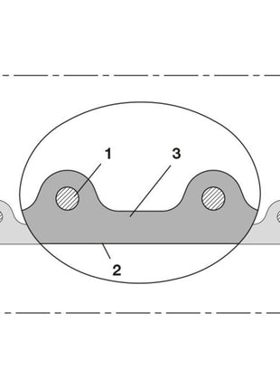 NORRES Tuyau d'aspiration et de transport AIRDUC(R) PUR-INOX 355 FOOD-AS Ø intérieur 32 mm Ø extérieur 42,00 mm ( 4501402341 )