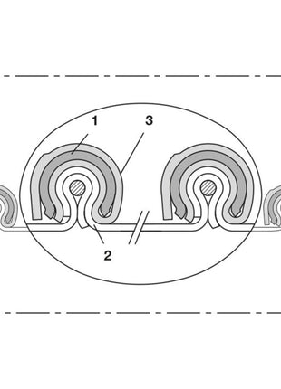 NORRES Abgasschlauch CP HYP 450 PROTECT Innen-Ø 100-102 mm ( 4501402739 )