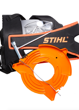 Stihl FS 260 Motor Sense Freischneider 2,7 PS 2,0 Kw mit 30 cm Dickichtmesser Benzin mit Zweihandgriff + Zubehör - Toolbrothers