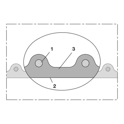 NORRES Absaug- und Förderschlauch AIRDUC® PUR-INOX 355 FOOD-AS Innen-Ø 63-65 mm Außen-Ø 75,00 mm ( 4502401025 )