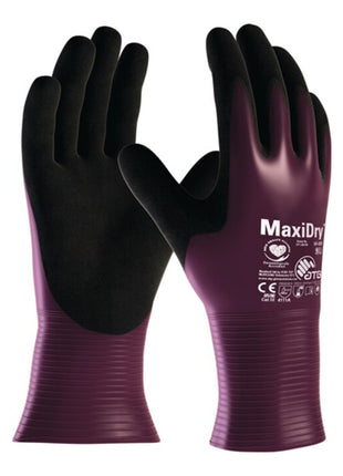 ATG Chemikalienhandschuhe MaxiDry® 56-426 Größe 9 lila/schwarz ( 4702000167 )