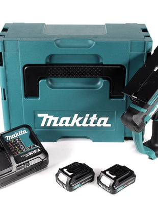 Makita SD 100 DSAJ 10,8 V Akku Gipskartonsäge Trockenbausäge im Makpac + 2 x 2,0 Ah Akku + Ladegerät - Toolbrothers