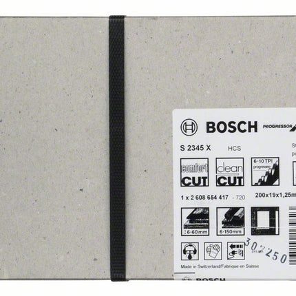 BOSCH Säbelsägeblatt S 2345 X Länge 200 mm Breite 19 mm ( 8000343824 )