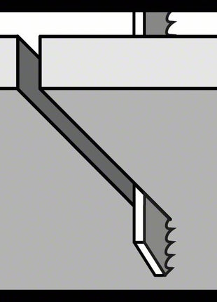 BOSCH Stichsägeblatt T 321 AF Gesamtlänge 132 mm ( 8000345987 )