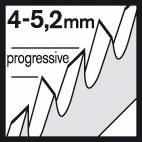 BOSCH Stichsägeblatt T 144 DF Speed for Hard Wood L.100mm Zahnteilung 4-5,2mm ( 8000346036 )