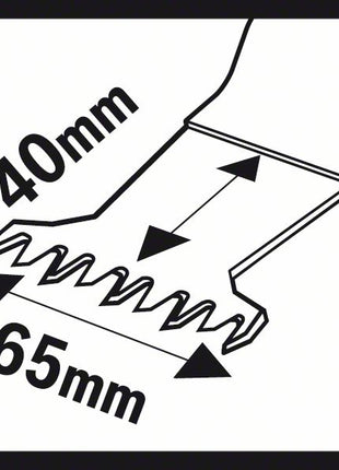 BOSCH Tauchsägeblatt AII 65 BSPC Breite 65 mm Eintauchtiefe 40 mm ( 8000346285 )