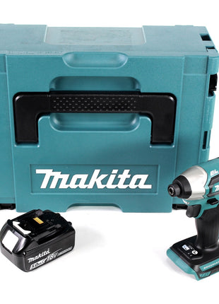 Makita DTD 155 RT1 18 V Brushless Li-Ion Akku Schlag Schrauber im Makpac + 1 x BL1850 5,0 Ah Akku - ohne Ladegerät - Toolbrothers