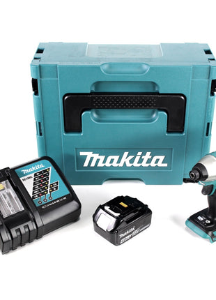 Makita DTD 155 RM1J 18 V Brushless Li-Ion Akku Schlag Schrauber im Makpac + 1 x BL1840 B 4,0 Ah Akku + 1 x DC 18 RC Ladegerät - Toolbrothers