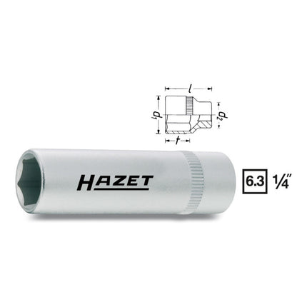 HAZET Steckschlüsseleinsatz 850LG 1/4 ″ 6-kant ( 8000466436 )