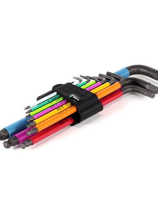 Wera 950/9 Hex-Plus Multicolour HF 1 Winkelschlüsselsatz - 9-teilig, mit Haltefunktion ( 05022210001 ) - Toolbrothers