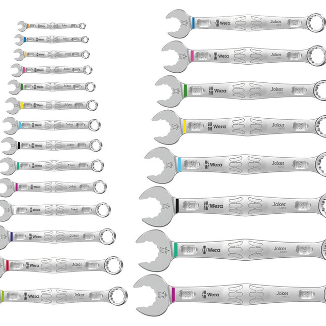 WERA Ringmaulschlüsselsatz 6003 Joker 22-teilig Schlüsselweite 5,5-32 mm ( 8000907868 )