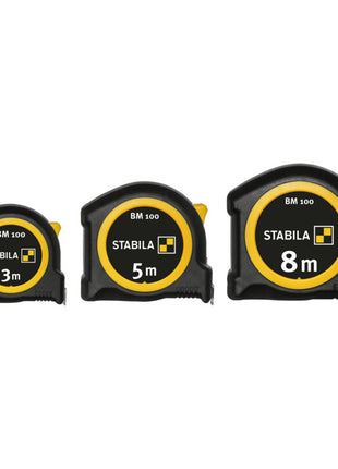 Taśma miernicza kieszonkowa STABILA BM 100 długość 5 m szerokość 19 mm mm/mm ( 8000911832 )