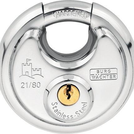 BURG-WÄCHTER Zylindervorhangschloss 21 80 SB Schlosskörperbreite 80 mm ( 8002367527 )