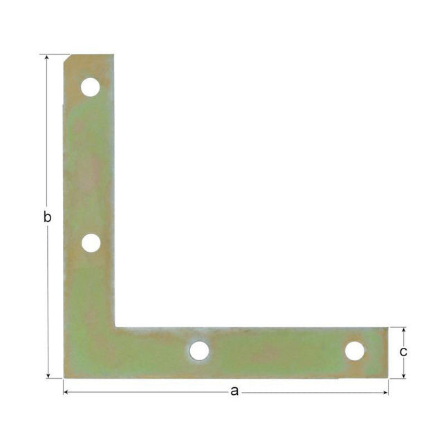 GAH Möbelwinkel Länge 100 x 100 mm Breite 15 mm Stärke 1,5 mm ( 8002379803 )