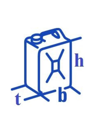 HÜNERSDORFF Bidon industriel  10 l PE autorisation ONU ( 9000450196 )