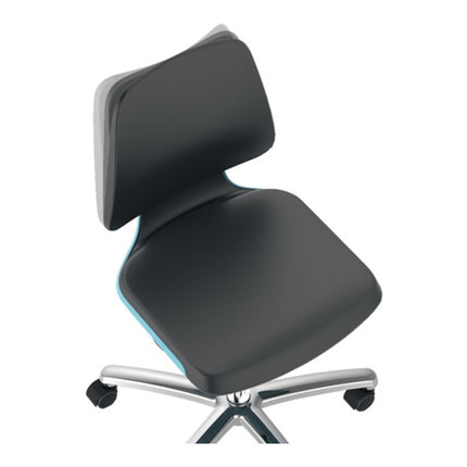 BIMOS Arbeitsdrehstuhl Labsit Rollen Sitzschale blau ( 9000454073 )