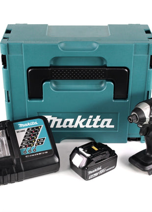 Makita DTD 152 RT1J B 18 V Li-Ion Akku Schlagschrauber Sonderausgabe in schwarz im Makpac + 1 x BL 1850 5,0 Ah Akku + 1 x DC 18 RC Ladegerät - Toolbrothers