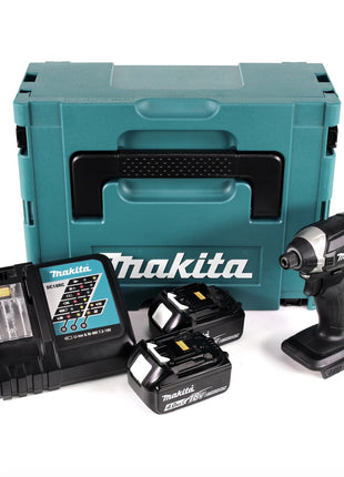 Makita DTD 152 RMJ B 18 V Li-Ion Akku Schlagschrauber Sonderausgabe in schwarz im Makpac + 2 x BL 1840 B 4,0 Ah Akku + 1 x DC 18 RC Ladegerät - Toolbrothers