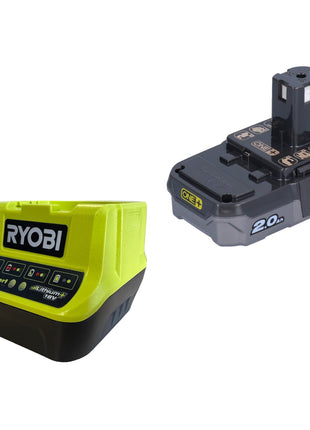 RYOBI RC18120-120 Starter Set 18 V 1x RB18L20 Akku 2,0 Ah + RC18120 Ladegerät ( 5133003368 )