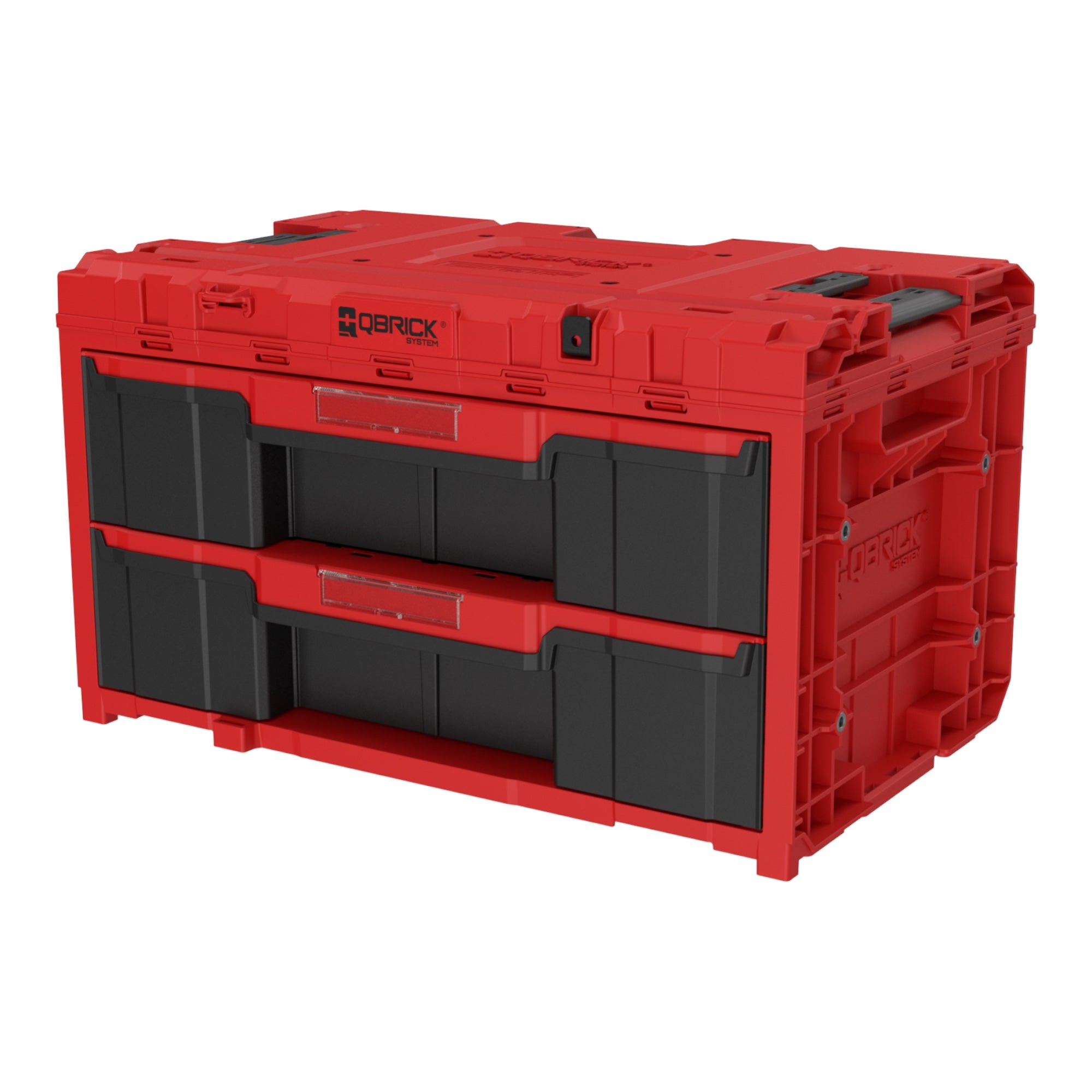 Qbrick System ONE Drawer 2 Toolbox 2 0 RED Ultra HD Custom Werkzeugbox 587 x 380 x 340 mm 29 l mit zwei Schubladen 4 - toolbrothers