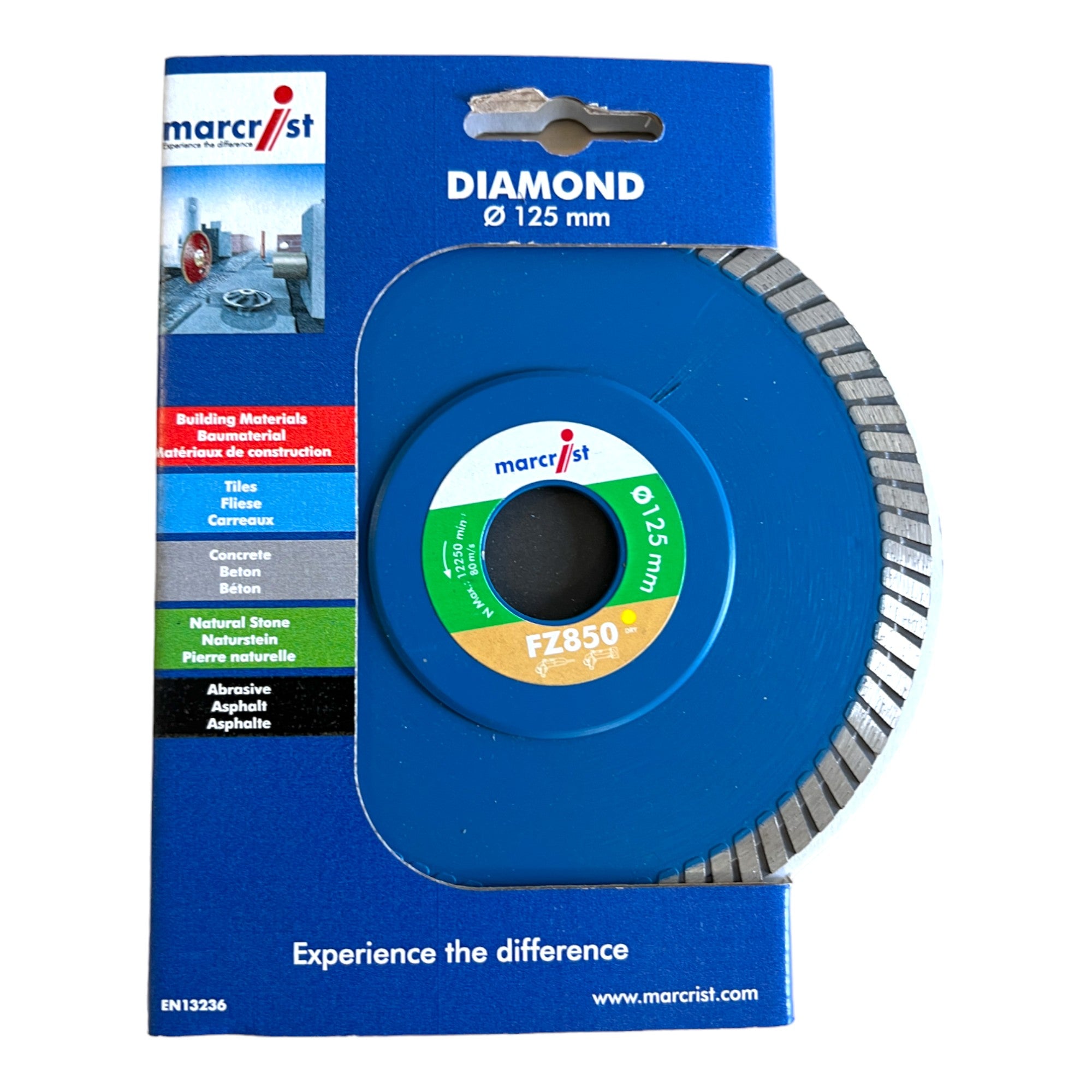 Marcrist FZ850 Outdoor Keramik Diamantrennscheibe 125 x 22 2 mm 1843 0125 22  0 - toolbrothers