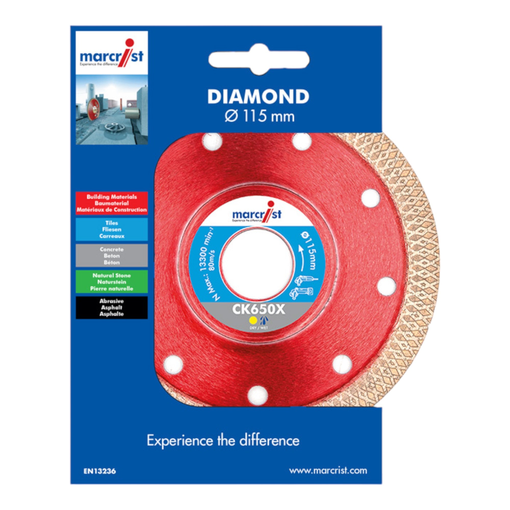 Marcrist FZ850 Outdoor Keramik Diamantrennscheibe 230 x 22 2 mm 1843 0230 22  0 - toolbrothers