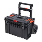 Toolbrothers RHINO XXL Cart Plus ECO 641 x 485 x 660 mm 52 l IP66 100 kg chargeable empilable avec double poignée télescopique en aluminium