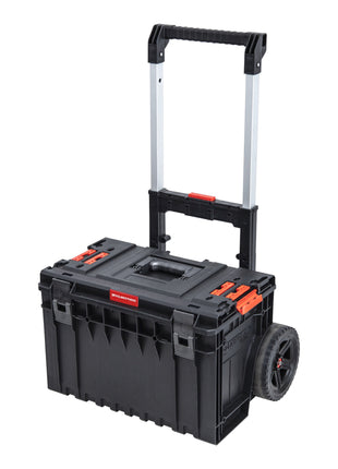 Toolbrothers RHINO XXL Cart Plus ECO 641 x 485 x 660 mm 52 l IP66 100 kg chargeable empilable avec double poignée télescopique en aluminium